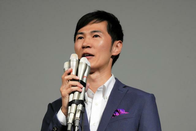 石丸伸二氏=2024年7月7日午後8時6分、東京都新宿区、恵原弘太郎撮影