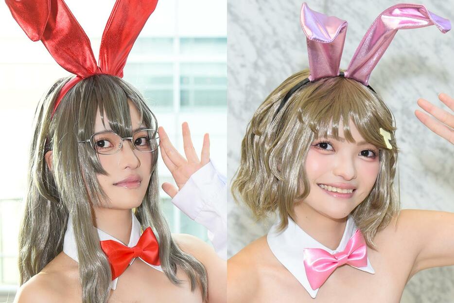 「青春ブタ野郎」シリーズのコスプレを披露した琴羽つばささん