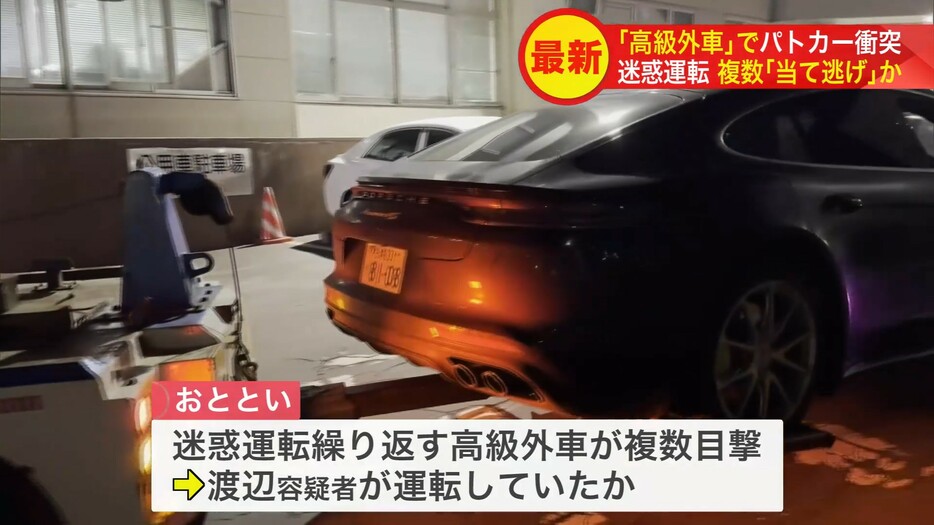 押収された車