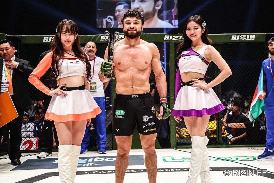 秒殺で復帰戦を飾ったケラモフ（C）RIZIN　FF