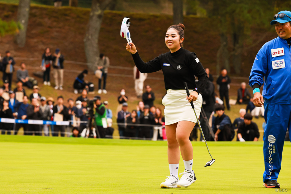 山下美夢有が4日間首位を譲らず、強さを見せつける完全優勝