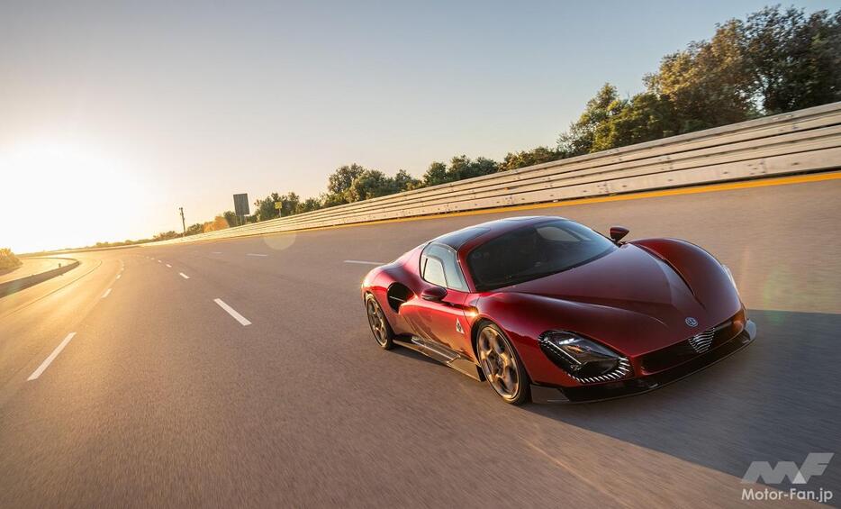 New 2025 Alfa Romeo 33 Stradale supercar achieves top speed of 207 mph during validation testing at the legendary Nardò ...