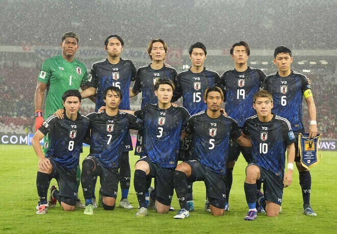 W杯予選で首位を独走する日本代表。(C)SOCCER DIGEST