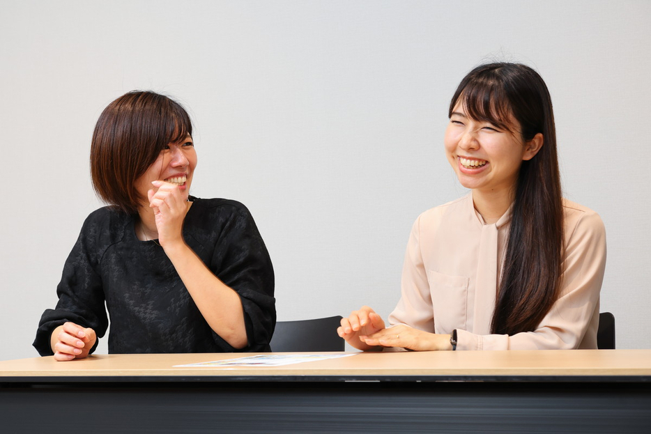 東京ドーム マーケティング企画部 木村氏（左）とデジタル戦略部の高田氏