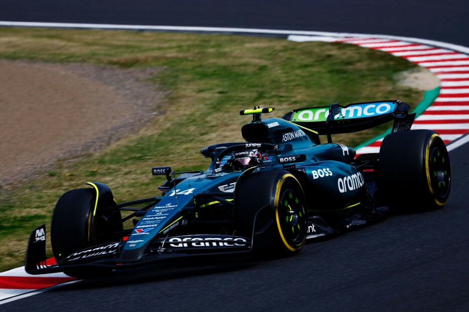 アストンマーティンのフェルナンド・アロンソ（2024年日本GP）