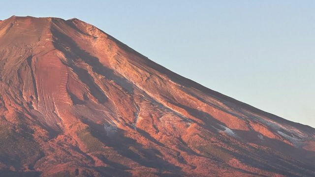 7日朝 山中湖から撮影