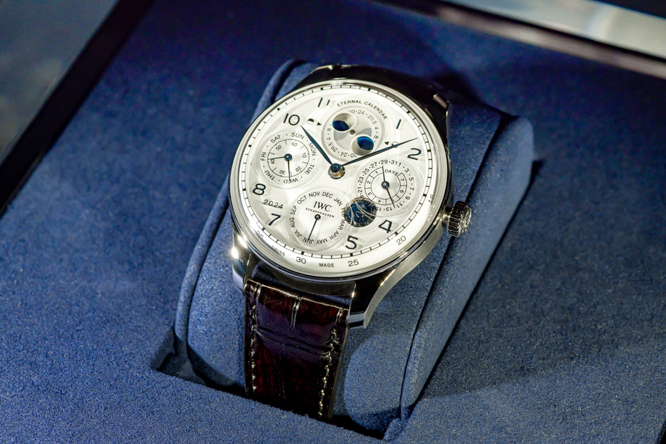 IWC銀座ブティックのオープン10周年を記念して催された「スペシャル・ギャラリー」に展示された革新的な複雑時計