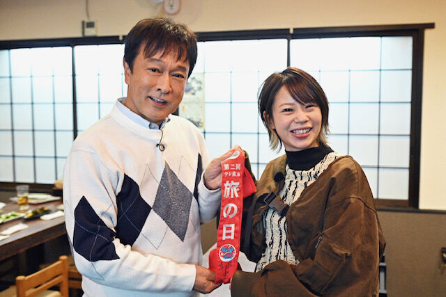 「旅の日―」に出演する太川陽介と高木菜那（ｃ）テレビ東京