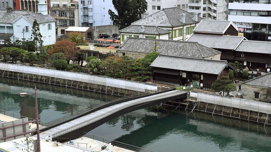 復元された長崎・出島の建物群