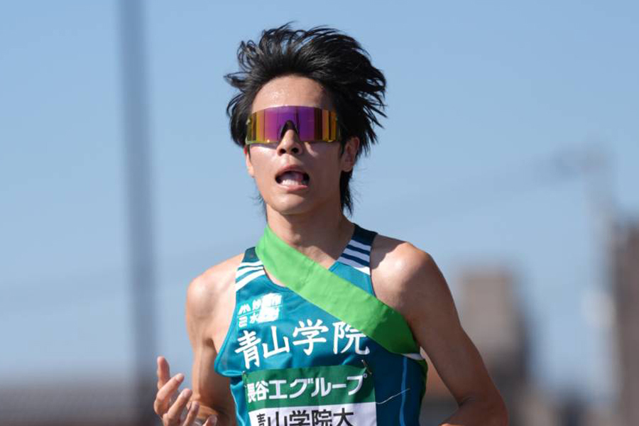 24年全日本大学駅伝7区で先頭を守った太田蒼生（青学大）