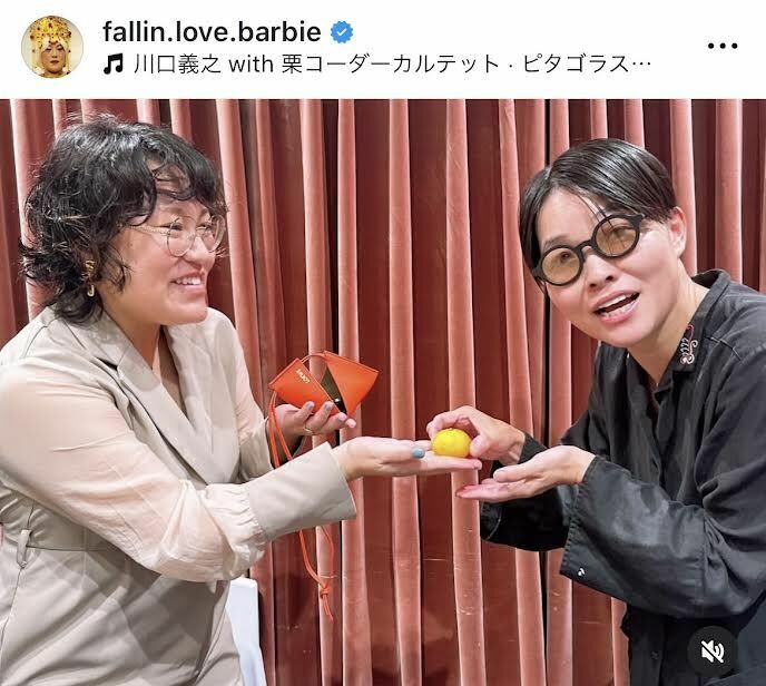 バービーのインスタグラム（＠ｆａｌｌｉｎ．ｌｏｖｅ．ｂａｒｂｉｅ）より