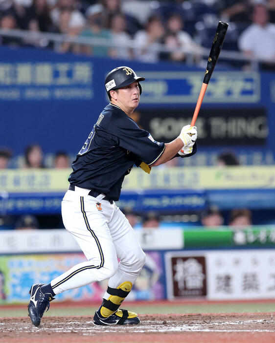 オリックス杉本裕太郎（2024年9月26日撮影）