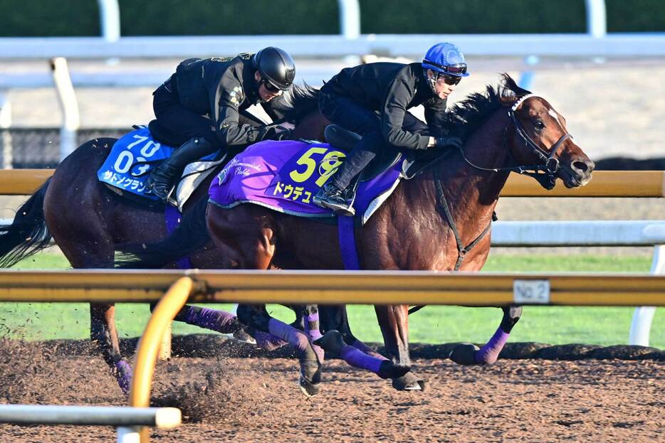 はじける伸びを見せたドウデュース