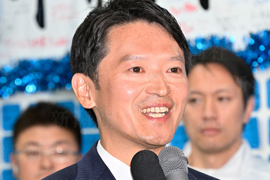 兵庫県知事に再選を果たした斎藤氏