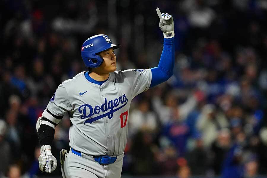 ドジャースの大谷翔平【写真：ロイター】