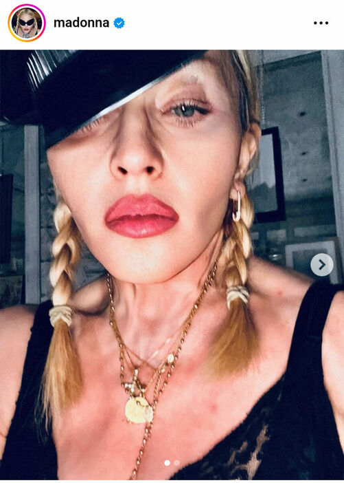 マドンナのインスタグラム（＠ｍａｄｏｎｎａ）より