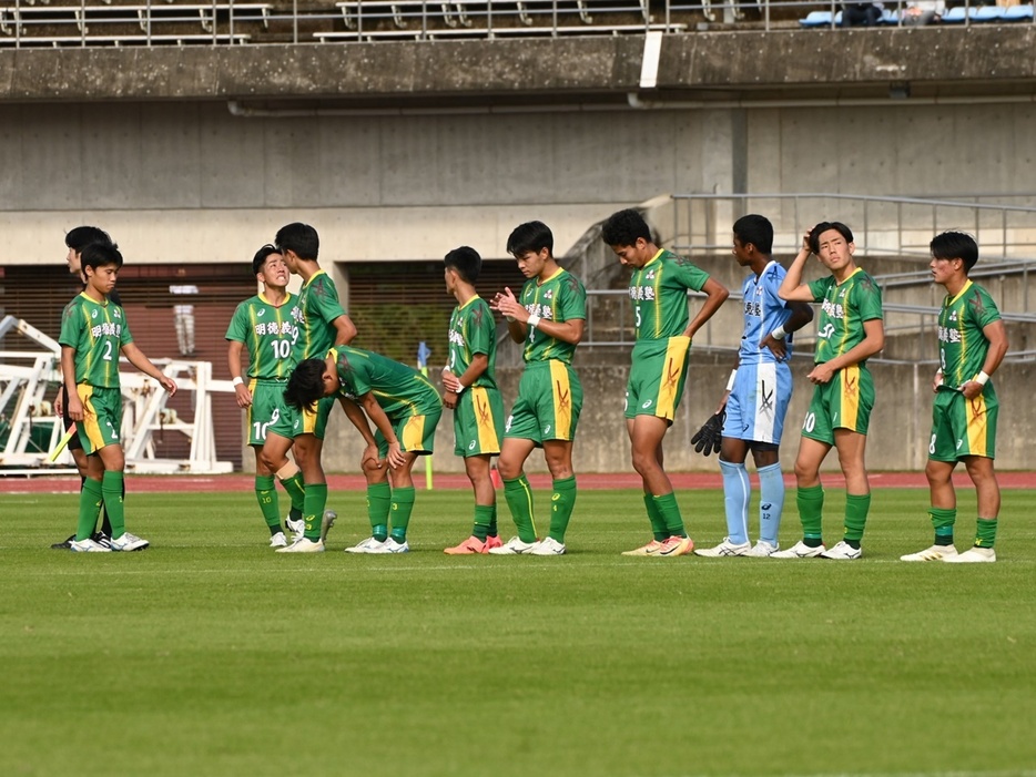 決勝で敗れた明徳義塾高(Koyo KODAMA/GEKISAKA)