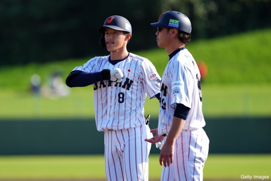 適時打を放った侍ジャパン・辰己涼介