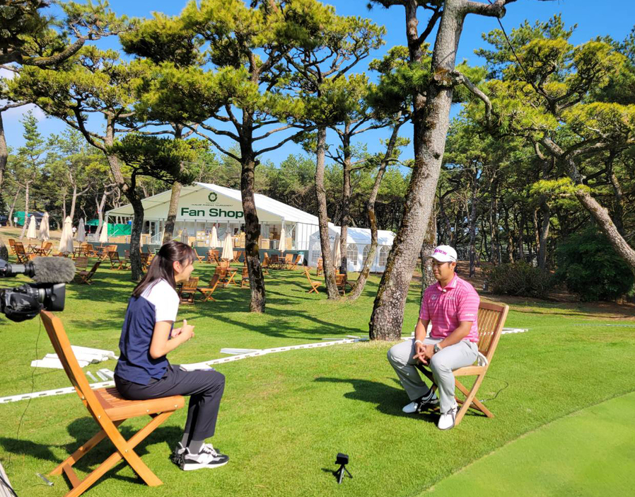 歴代チャンピオンの松山英樹を海渡未来が直撃！