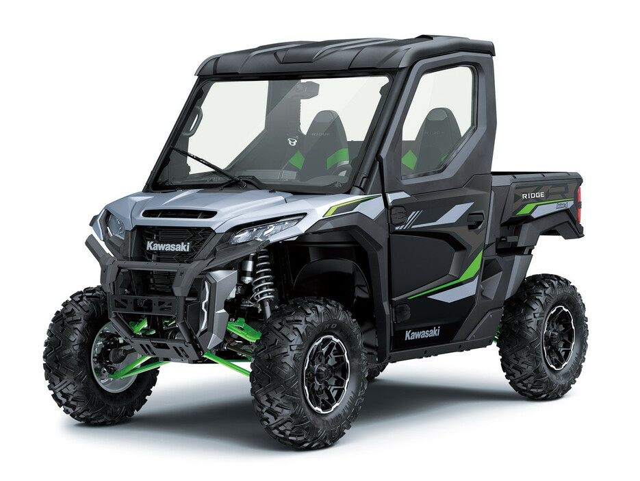 カワサキモータースのオフロード四輪車「ＲＩＤＧＥ　ＸＲ」（川崎重工業提供）