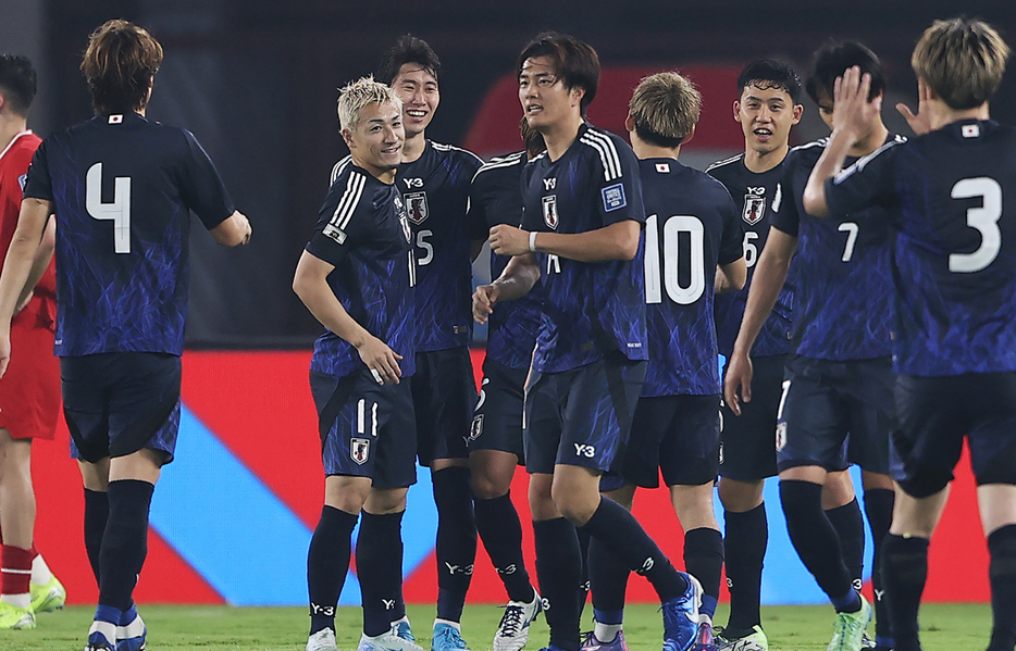 日本代表が首位独走