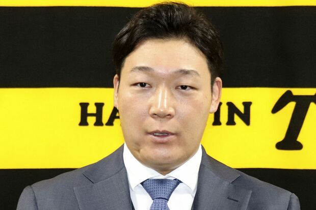 阪神タイガース・大山悠輔選手　写真/共同通信社