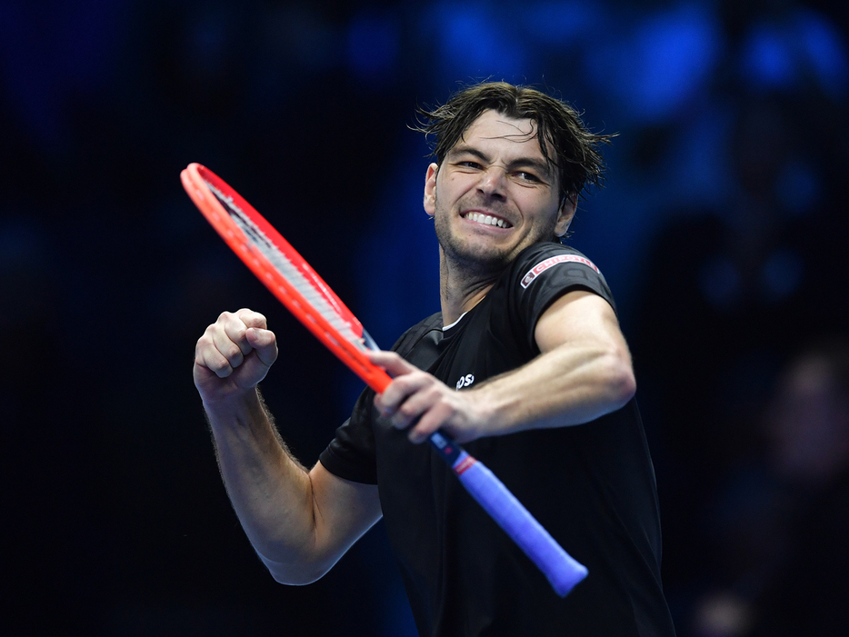 「Nitto ATPファイナルズ」（イタリア・トリノ）のラウンドロビンで2勝目を挙げたテイラー・フリッツ（アメリカ）（Getty Images）