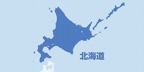 北海道の地図