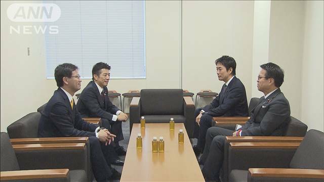 "立憲が維新や国民らと会談　提出法案への協力呼びかけ"