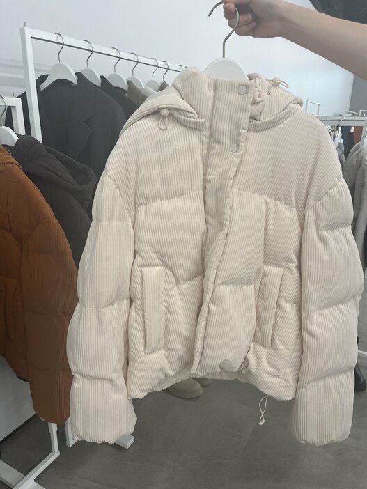 ・ヒートパデッドコーデュロイブルゾン￥5990