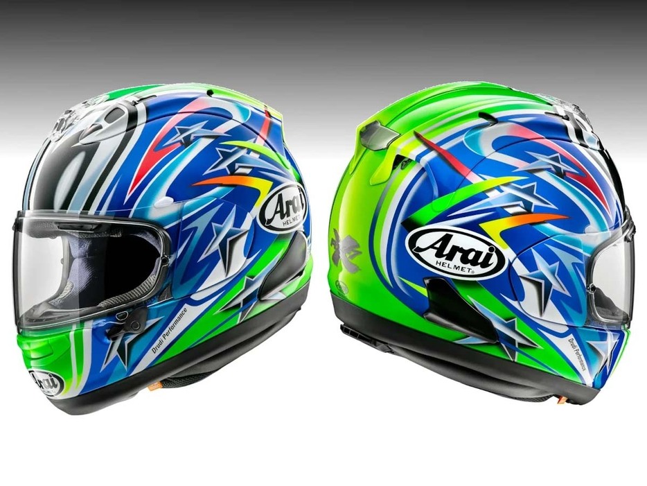 Arai×56designオリジナルデザイン「RX-7X Nakano Green '04」