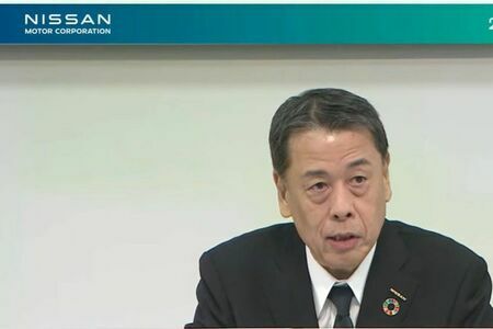 世界で9000人の人員削減も発表した日産自動車の内田誠社長（11月7日オンライン記者会見より、写真：共同通信社）