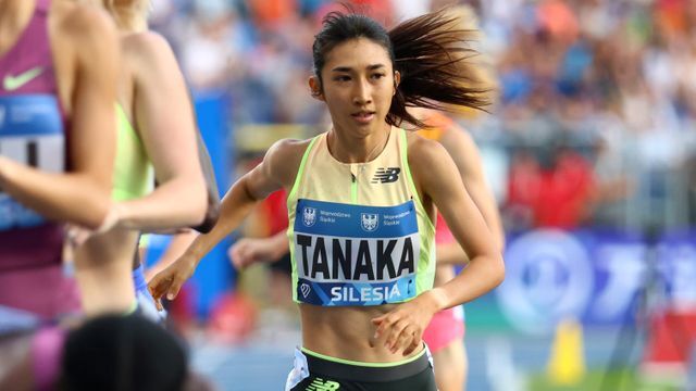 陸上の田中希実選手(写真：アフロ)