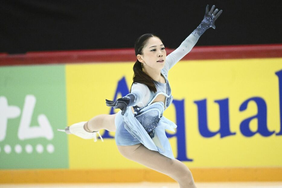 自己ベストで首位発進した吉田陽菜（ＡＰ）