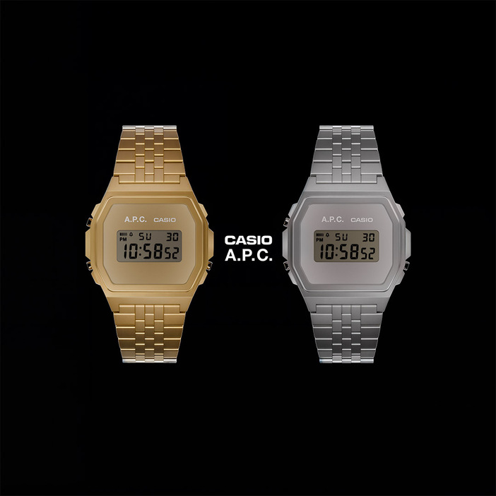 「A.P.C.」と「CASIO」のコラボレーション