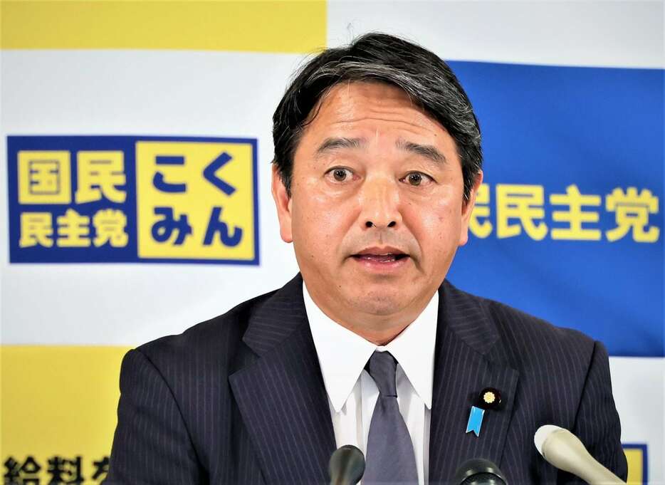 国民民主党の榛葉賀津也幹事長