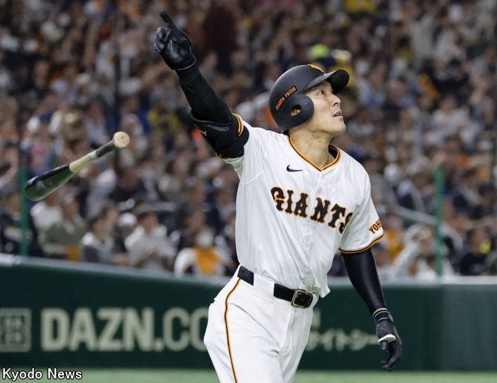 巨人・梶谷隆幸 (C) Kyodo News