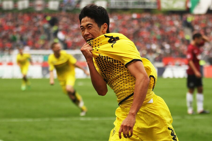 日本人の欧州行きルートを切り開いた香川真司【写真：Getty Images】