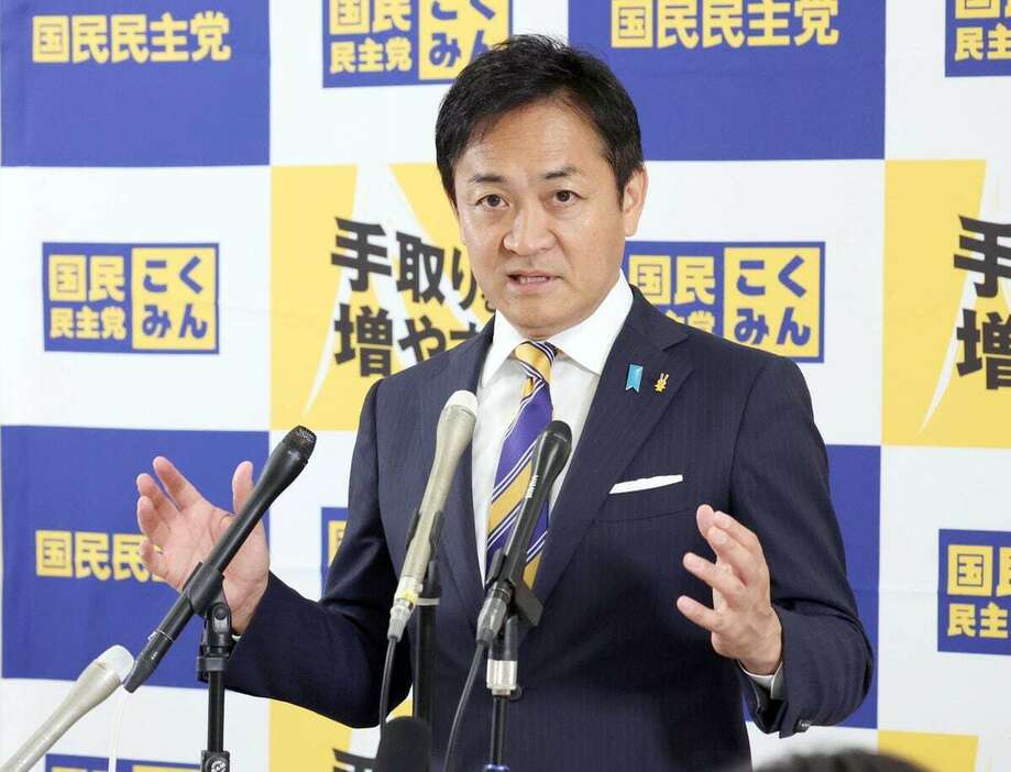 国民民主党の玉木雄一郎代表＝10月29日午前、国会内（春名中撮影）