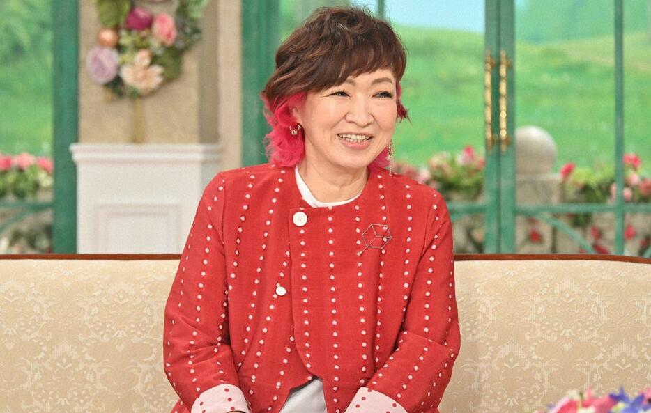 11月7日に放送される「徹子の部屋」に出演する清水ミチコさん＝テレビ朝日提供