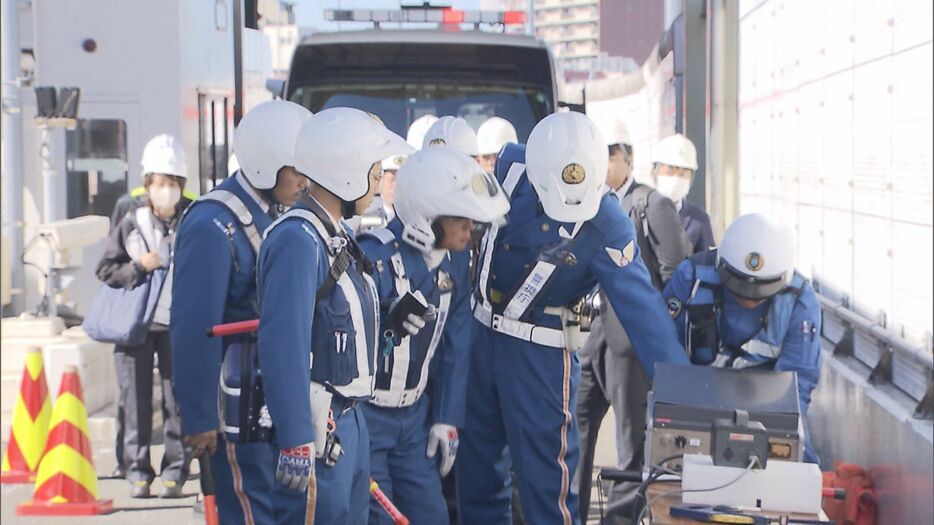 「重量超過」大型トラックなど一斉取り締まり