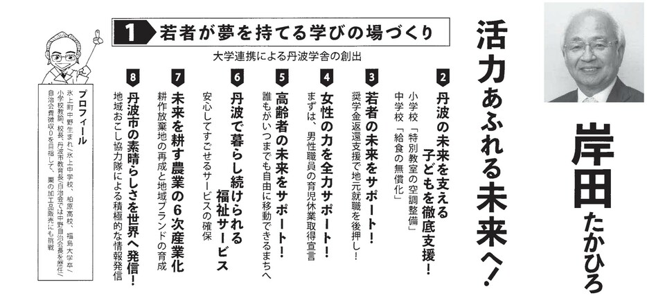 丹波市長選挙　選挙公報