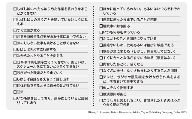 『ADHDがわかる本 正しく理解するための入門書』より