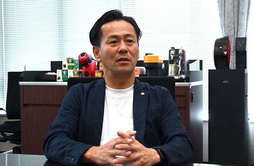 2020年4月にネスレ日本社長に就任した深谷龍彦氏。