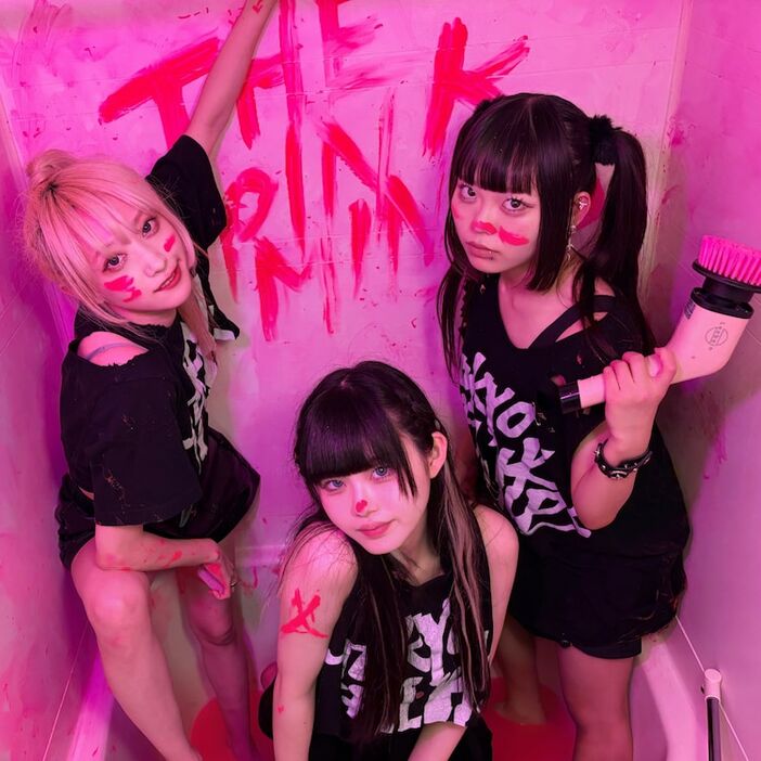 THE PINK MINDS「ノーレシピ♡LOVE / 最終形態前夜 SCAPE」ジャケット