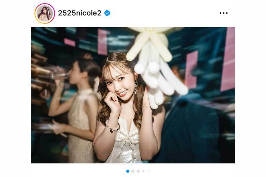 藤田ニコルの実際の投稿【写真：インスタグラム（@2525nicole2）より】