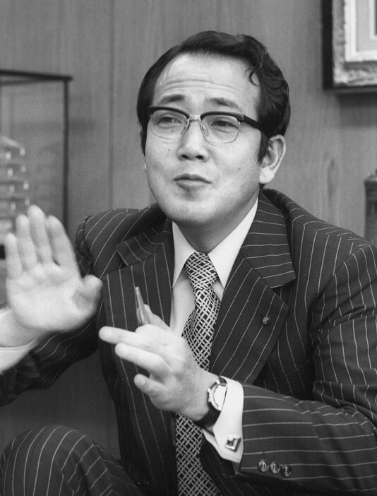 稲盛和夫　京都セラミック社長、インタビュー、1977（昭和52）年6月3日撮影 - 写真提供＝共同通信社