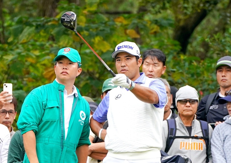 2日目、6アンダー65の好スコアをマークして2位に浮上した松山英樹（写真は初日）