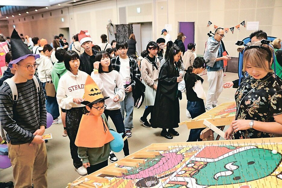 仮装した子どもたちが楽しんだイベント