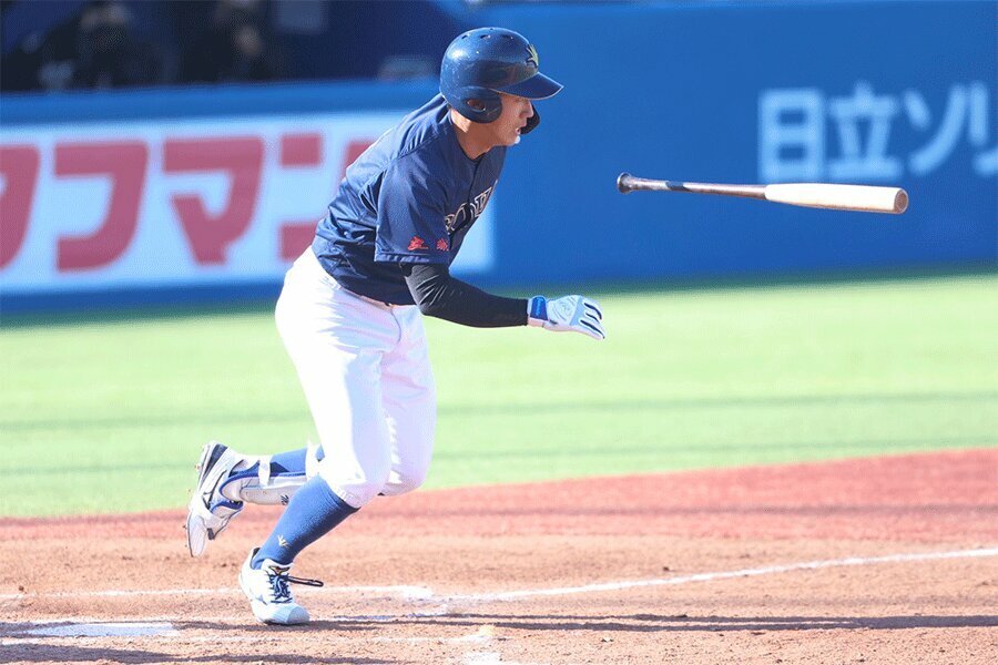 青学大戦に出場した創価大・立石正広【写真：加治屋友輝】